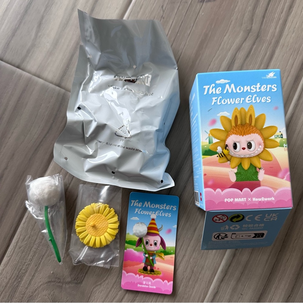 Pop Mart The Monsters Flower Elves Dandelion Seeds